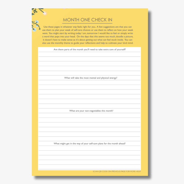 Shop - Self Care Planner 5