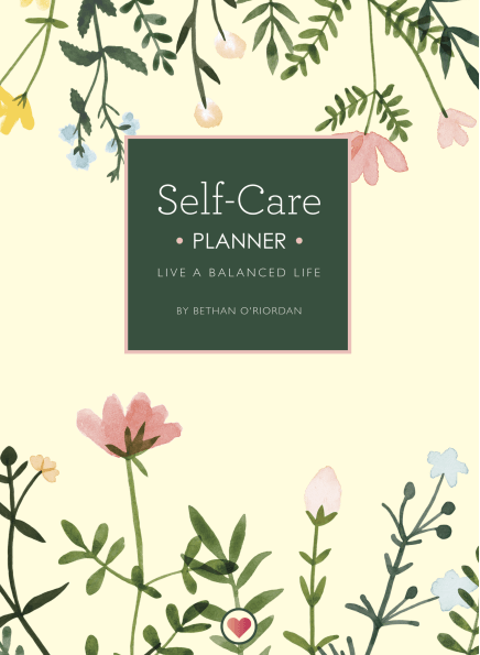 front cover of self-care planner