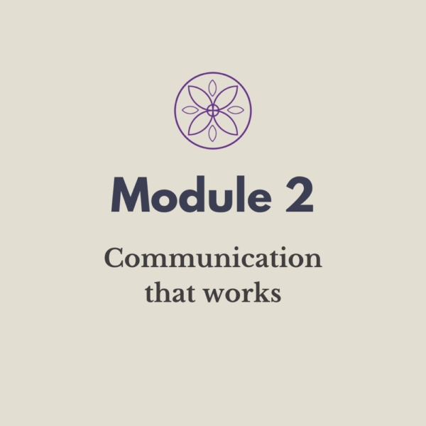 Module 2:  Communication that works